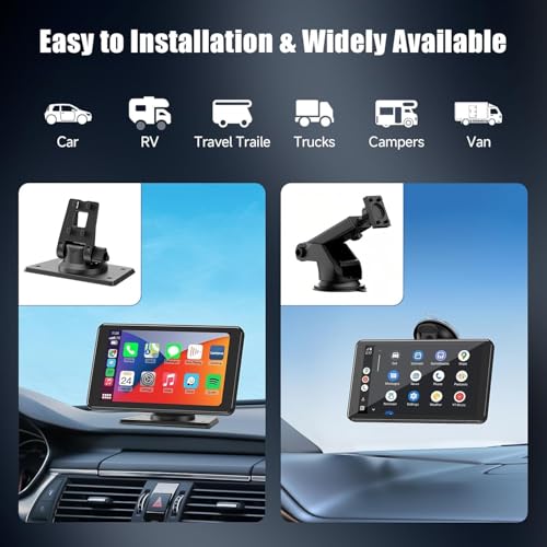 7" HD Touchscreen Car Stereo with Backup Camera W38474