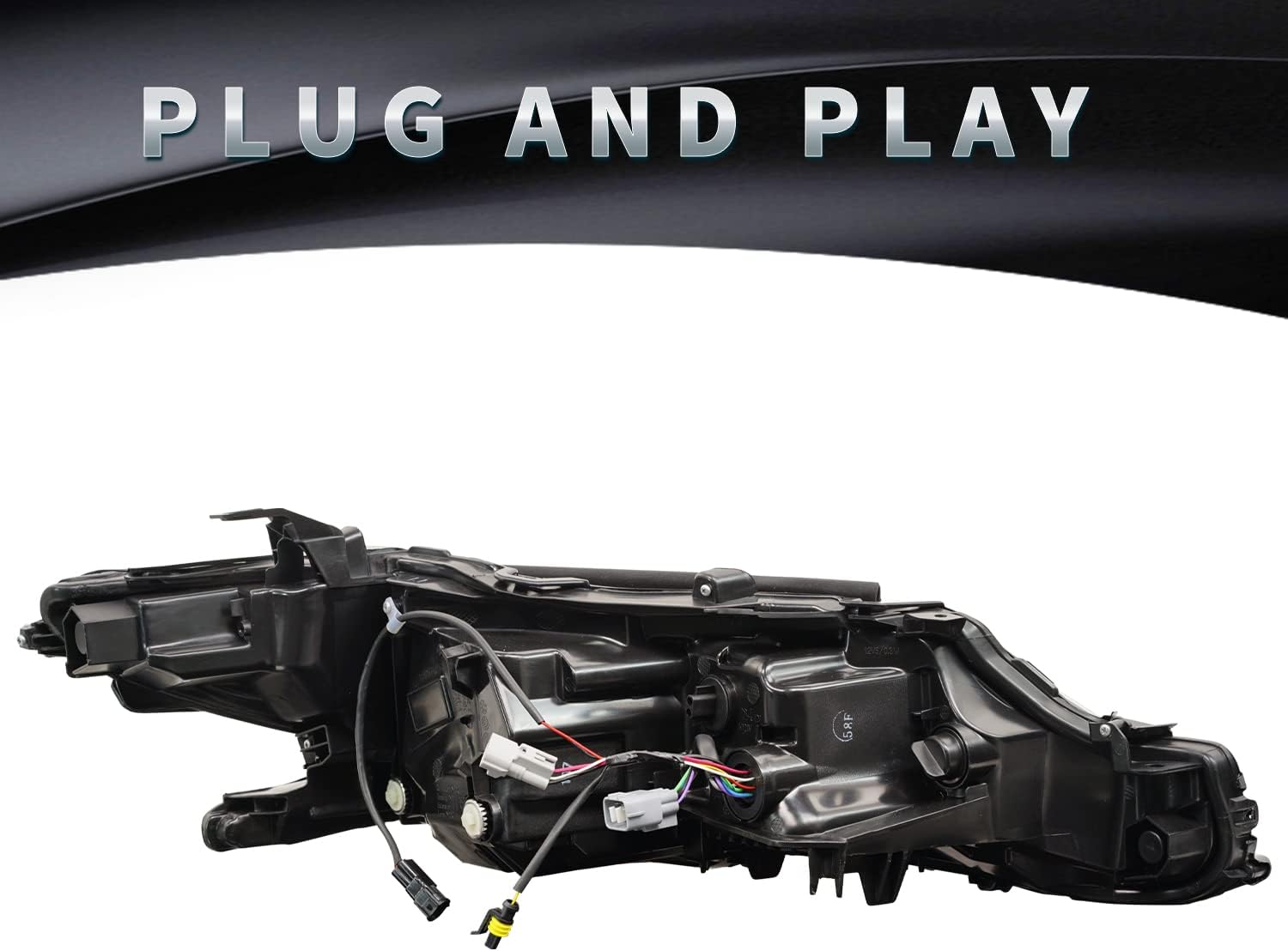 Full LED Projector Headlamp with Sequential Turn Signal DRL for Camry 2018 2019 2020 2021, A Pair Z371