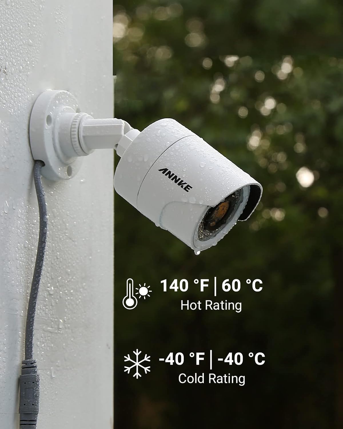 5MP Wired Security Camera System, 8CH DVR with 1 TB Hard Drive and 4 1080p Weatherproof Bullet Cameras K784082