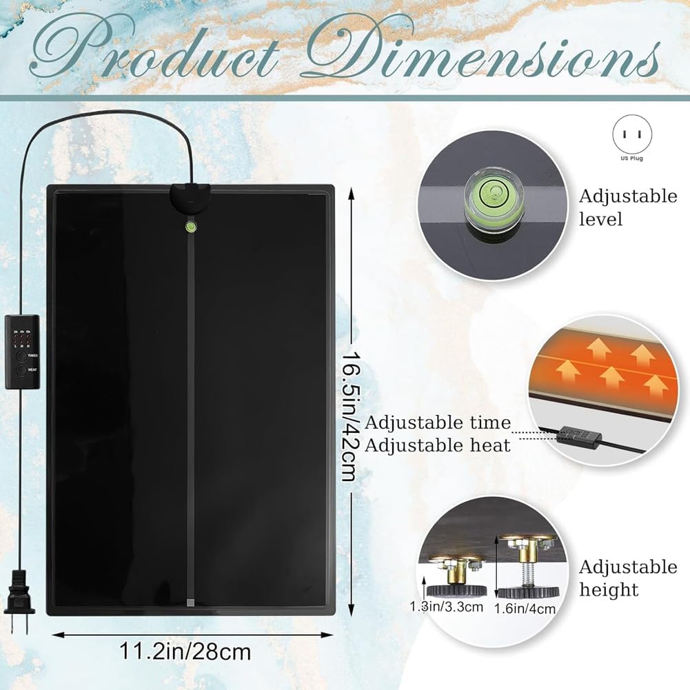 16.5in X 11in Adjustable Self Leveling Resin Board A96356