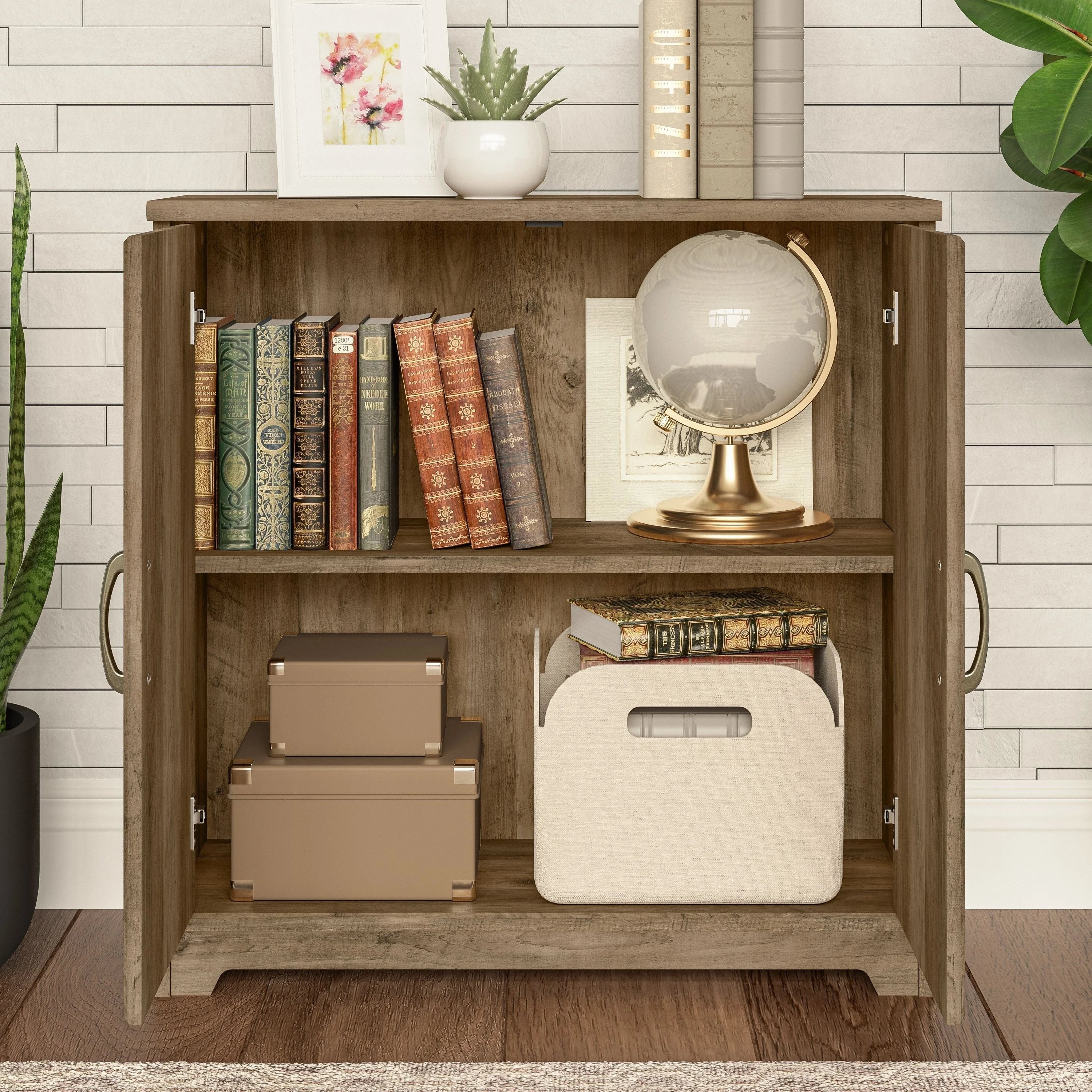 Small Storage Cabinet in Reclaimed Pine K41820