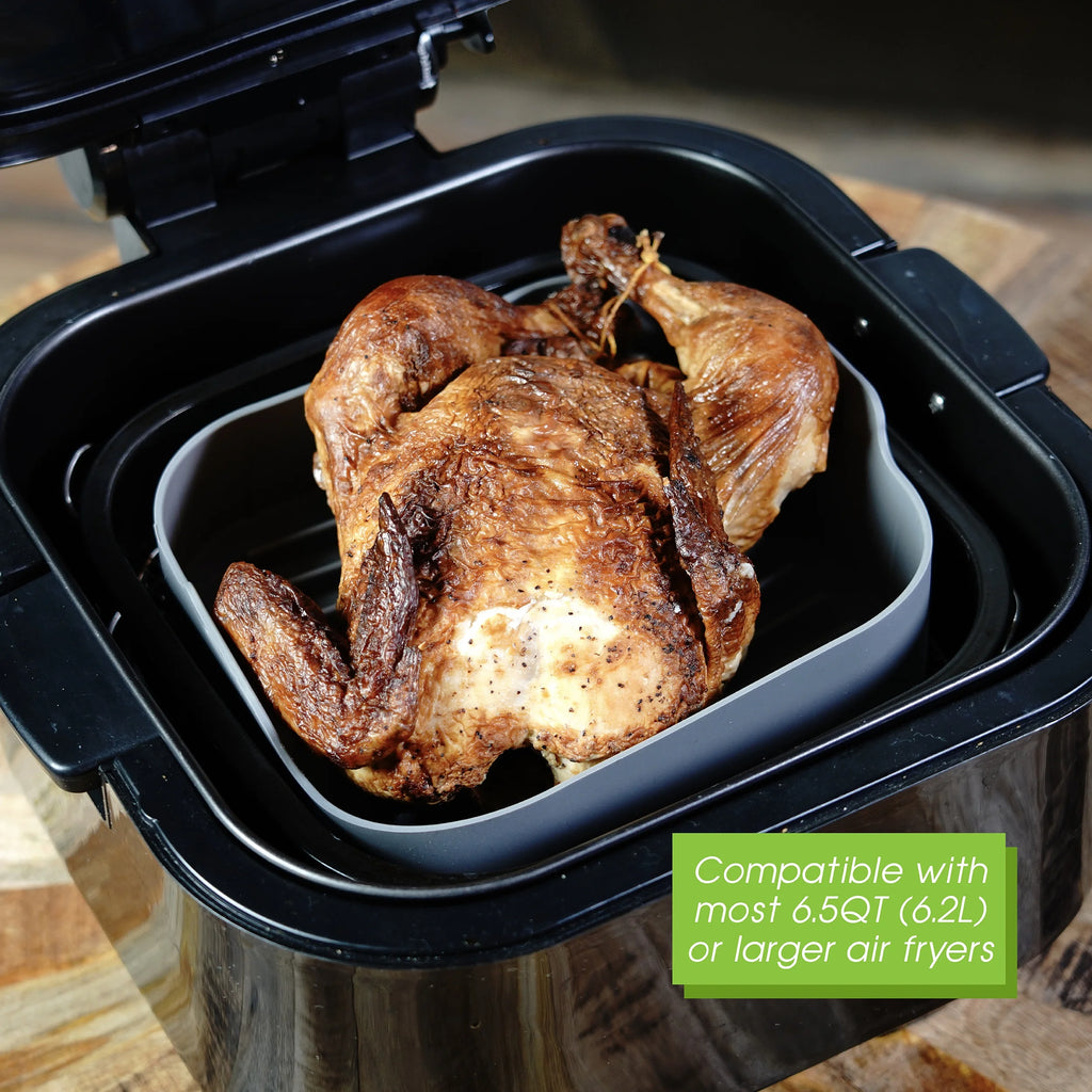 Square Air Fryer Silicone Liner with Gloves V3283
