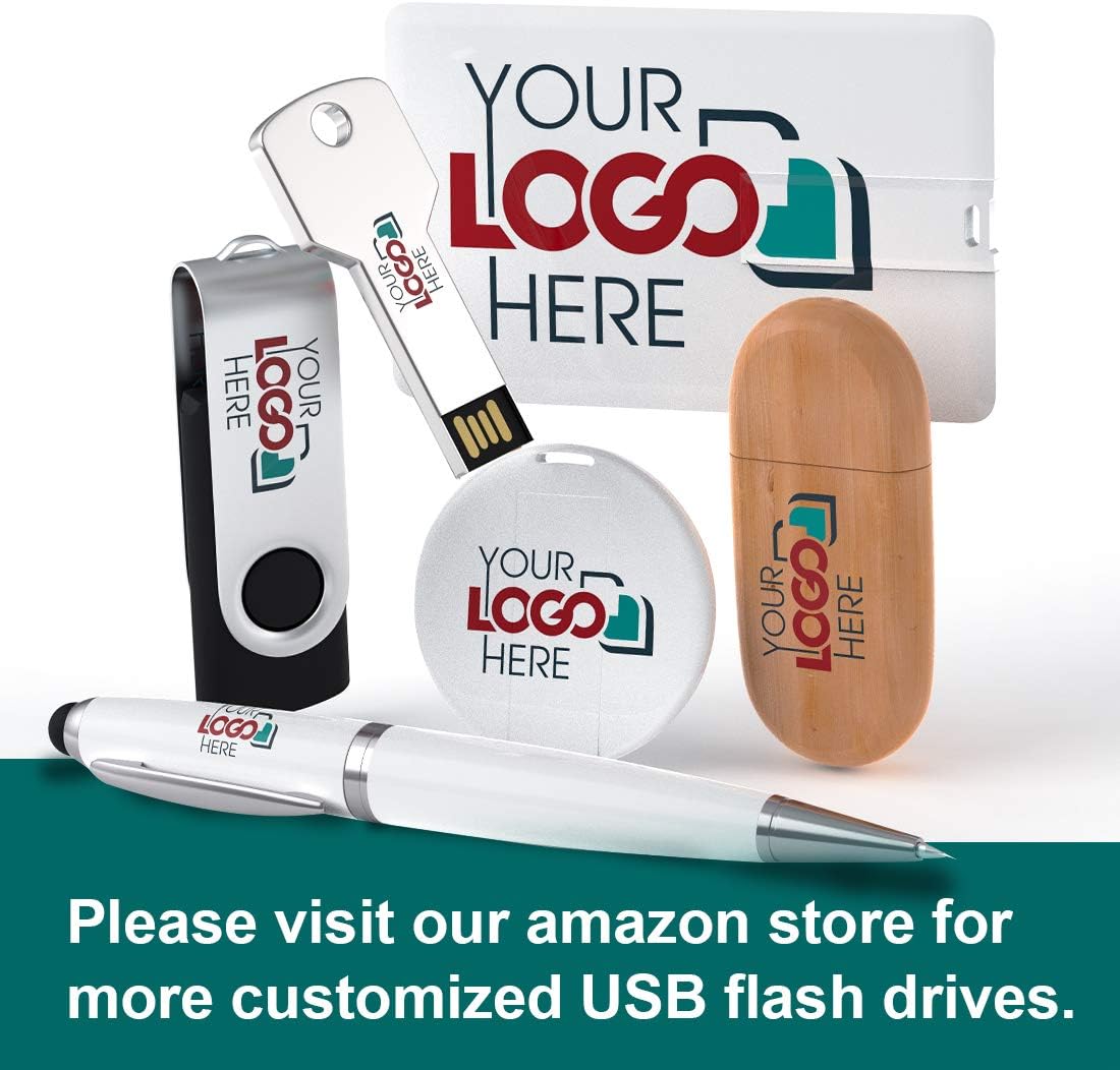 Custom Swivel Wooden USB 2.0 Flash Drive 128MB 50 Pack Y917619