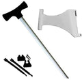 White Left/Port Side Motor Mount System with 7' White Pin E362