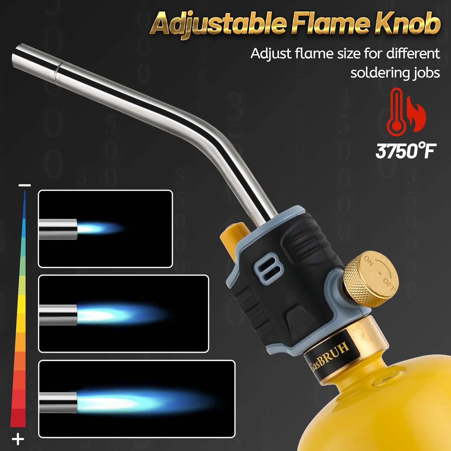 Propane Torch Head with Self Ignition O710896