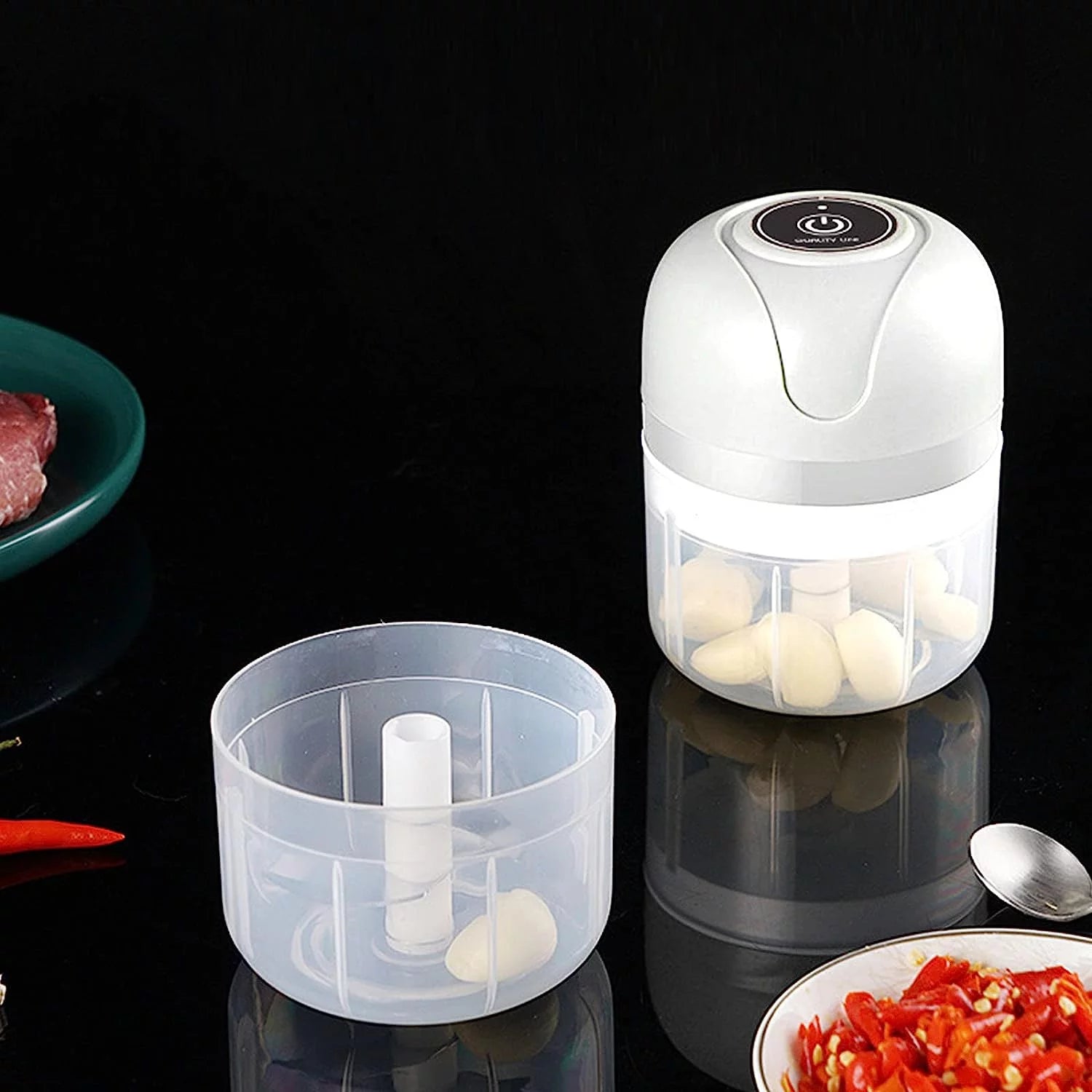 100 Ml Electric Mini Garlic Chopper D56557