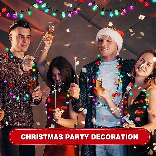 18 Pcs LED Christmas Light Necklace R684671