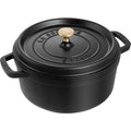 Black Matte Cast Iron Dutch Oven 5.5-qt Q8058