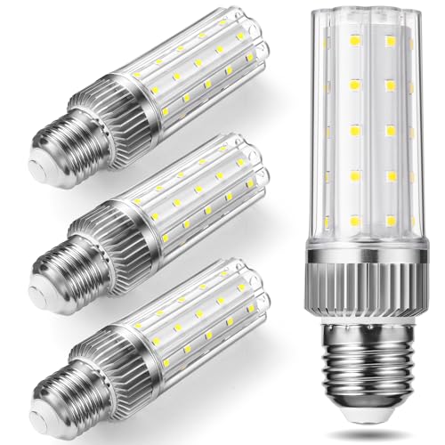 E12 LED Candelabra Bulbs, 150 Watt Equivalent, Daylight White 6000K, Non-Dimmable (4 Pack) J57844