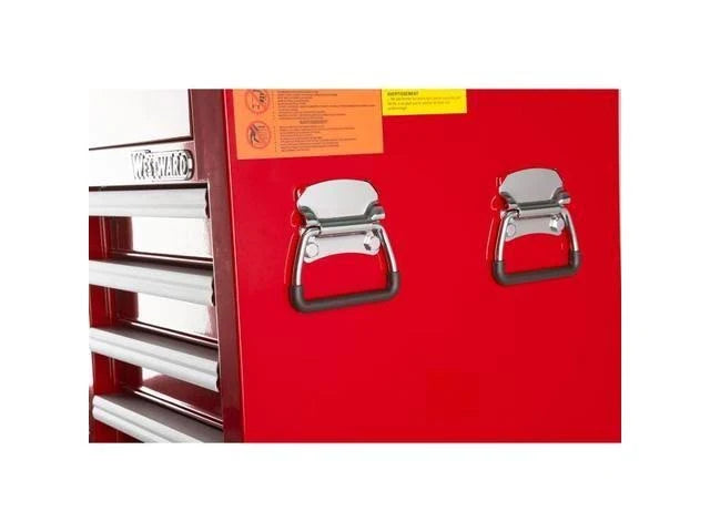 Red 7 Drawer Side Cabinet S342