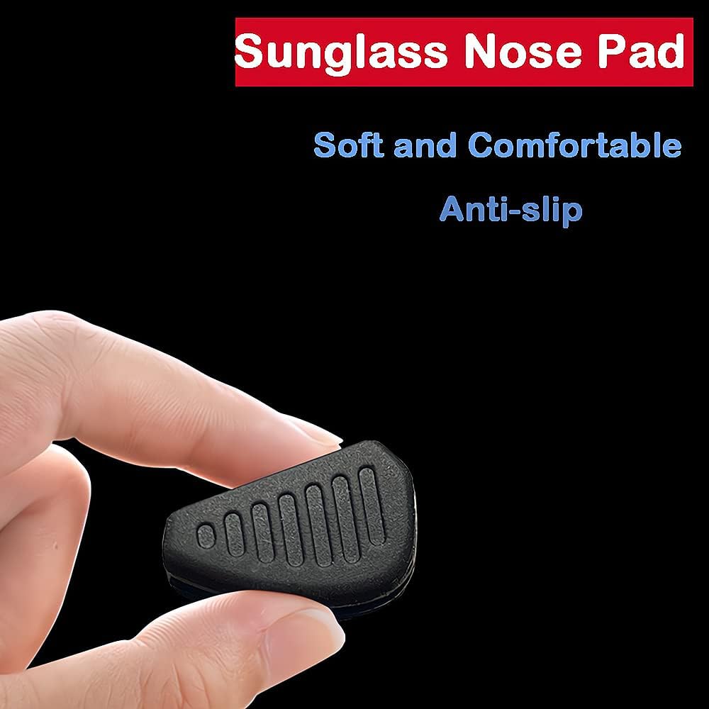 5 Pairs Plug-in Silicone Nose Pads for Eyeglass Sunglasses I958