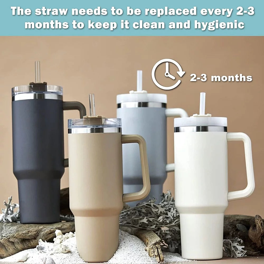 40 OZ Stainless Steel Insulated Travel Tumbler with Straw Y3503