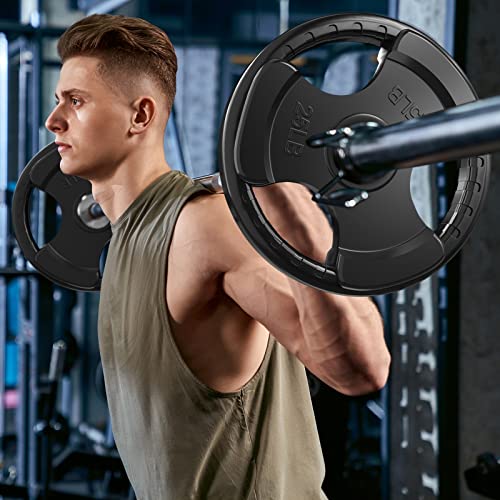2.5 LB Olympic Rubber Grip Weight Plates V432