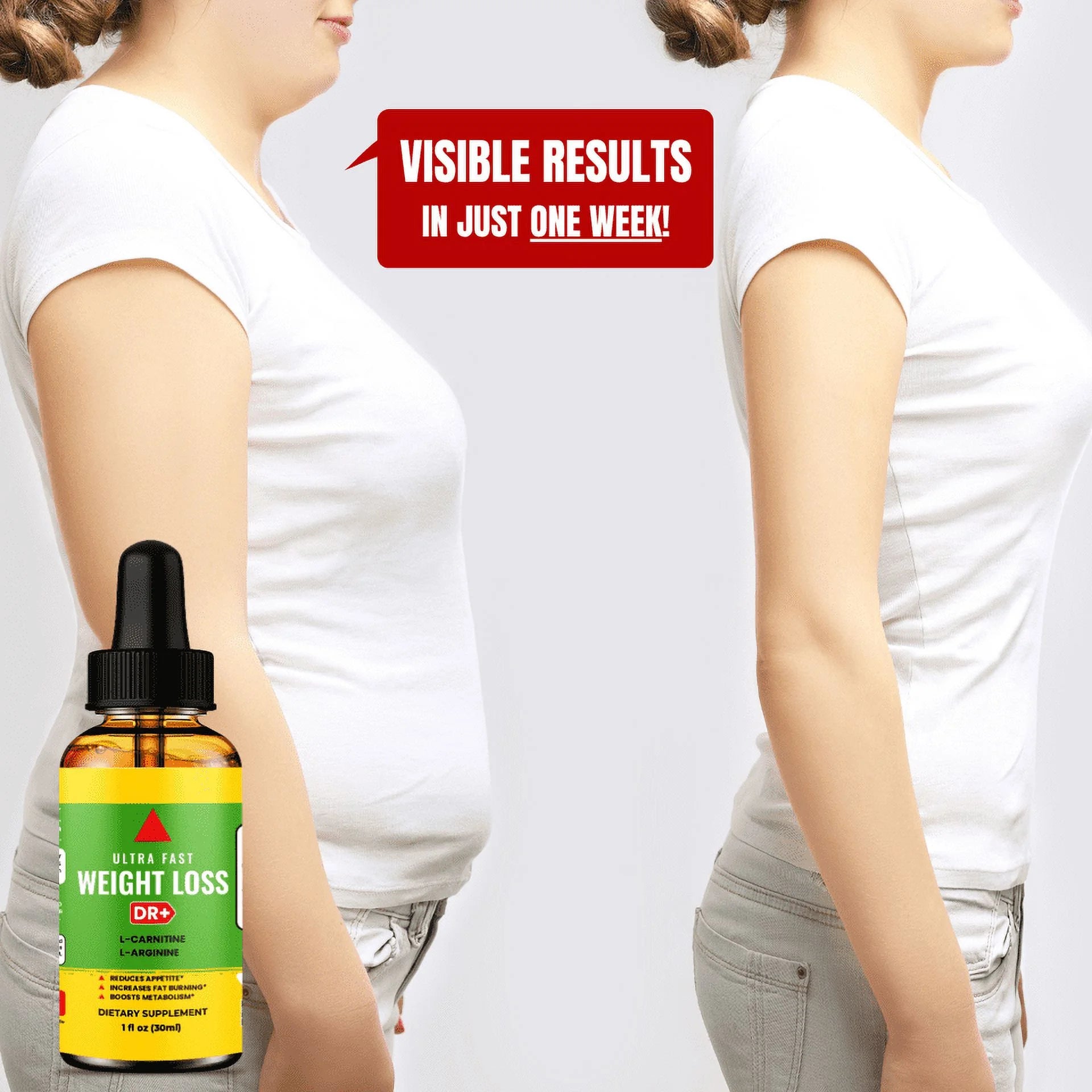 Weight Loss Drops Metabolism Booster Appetite Suppressant O696