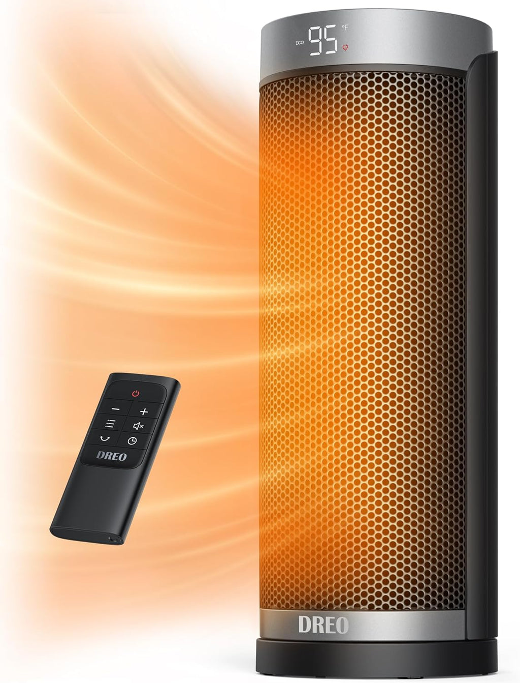 16 inch 1500W Oscillating Electric Space Heater with Remote K16839