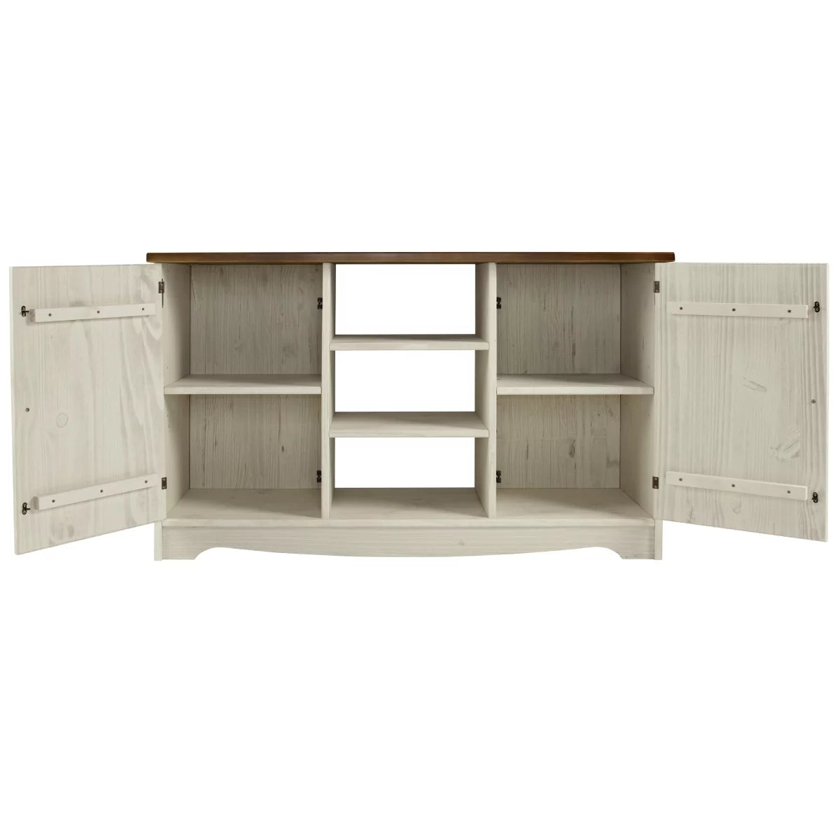 White Distressed Wood Buffet Sideboard O994