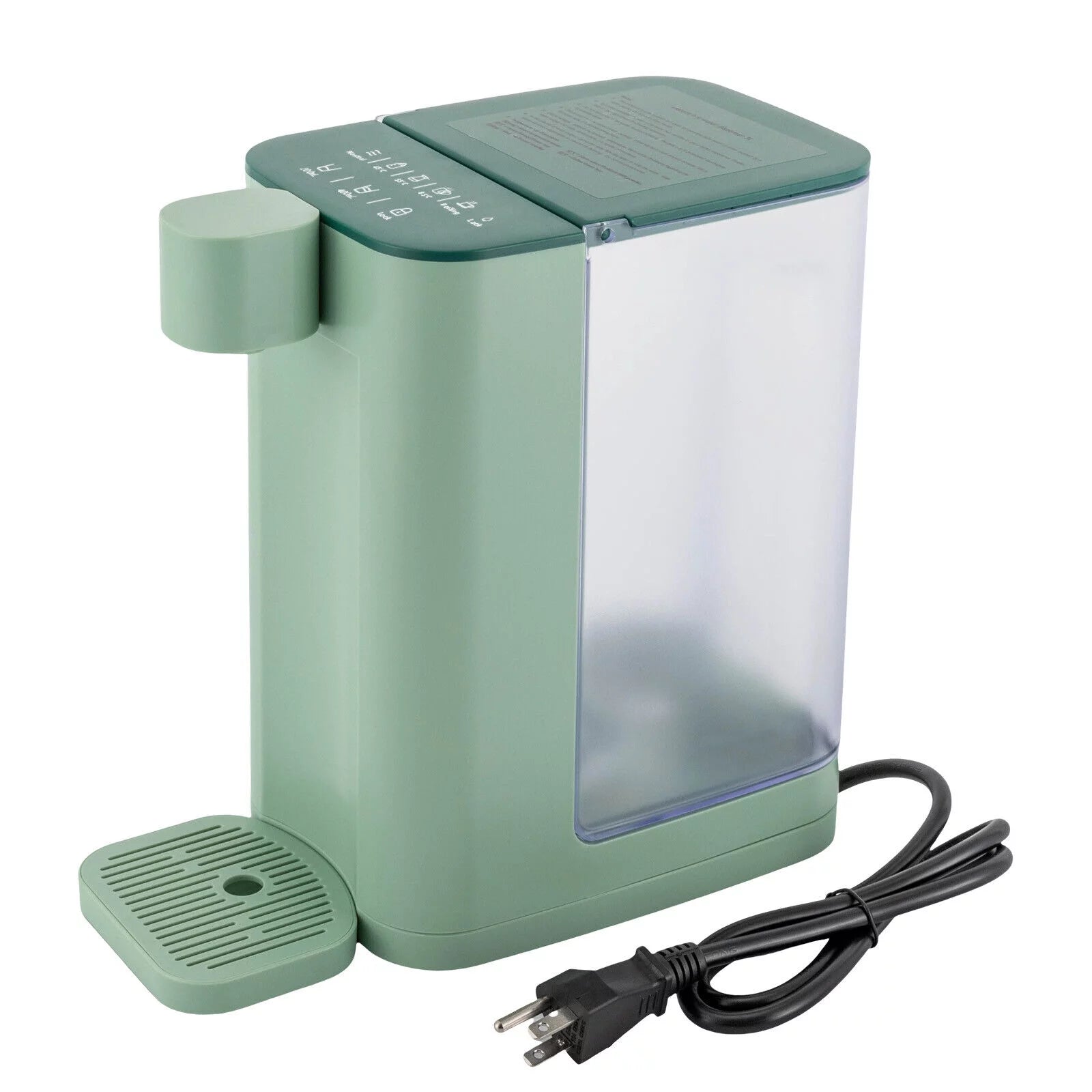 Green Instant Hot Water Dispenser Portable Countertop Electric Kettle 5 Temperature Adjustable 3L Water Tank J5616