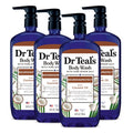 Body Wash With Pure Epsom Salt, With Coconut Oil, 24 Fl Oz (Pack Of 4) A5404