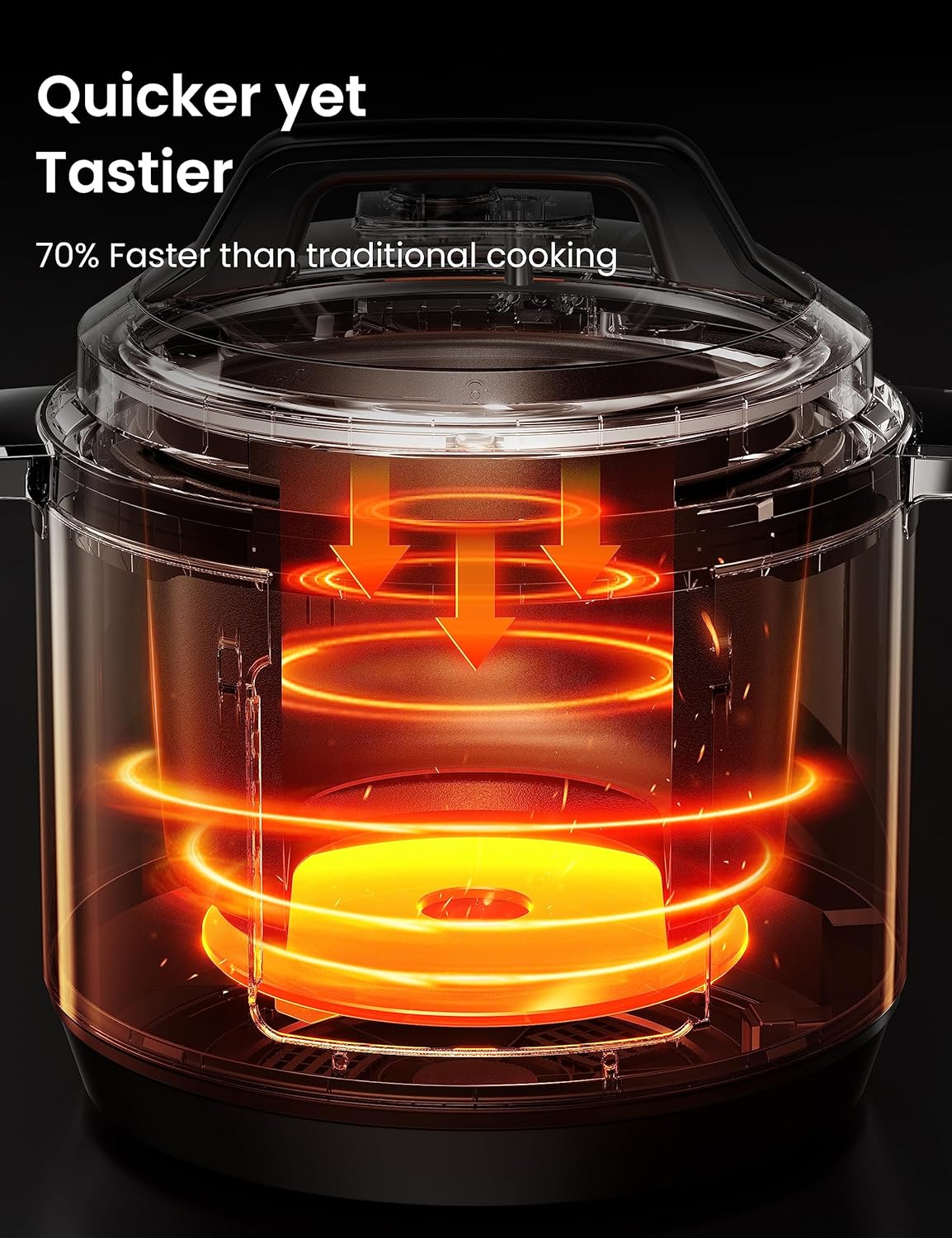 16 in 1 Electric Pressure Cooker 8 Quarts Stainless Steel O41654