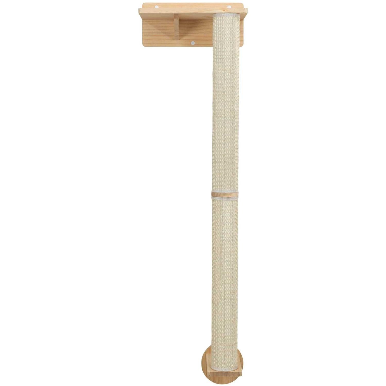 Wall Mount Cat Scratching Post with Perch M11858
