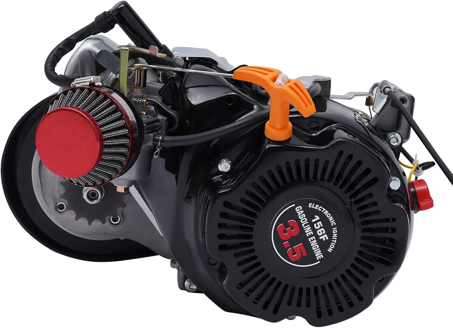 4 Stroke 100cc Single Cylinder Motor Engine Gas Motorized Bicycle DIY Kit 3HP Z40978