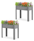 Raised Garden Bed with Legs, 40x20x31'', Wood Elevated Planter Box R126