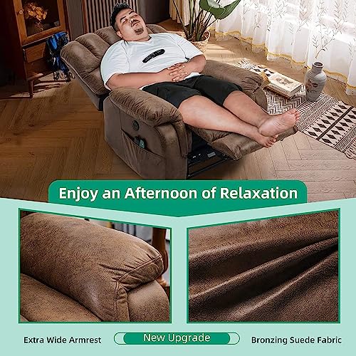 Large Dual Motor Lay Flat Lift Recliner Chair with Heat & Massage X4650