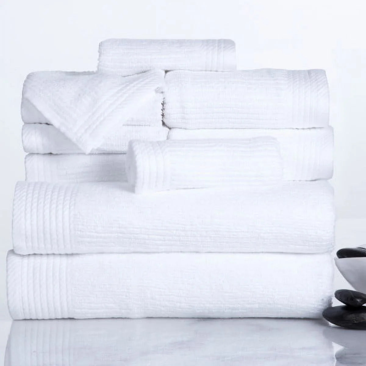 10 Piece Egyptian Cotton Towel Set D78901
