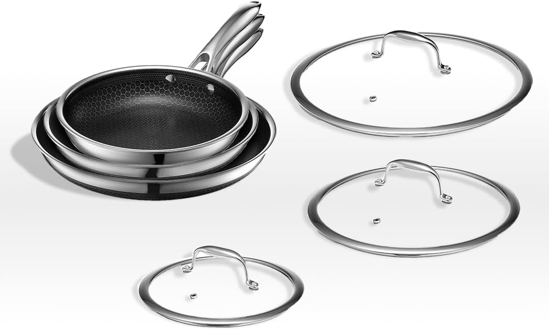 16 Piece Hybrid Stainless Steel Non-Stick Cookware Set C127300