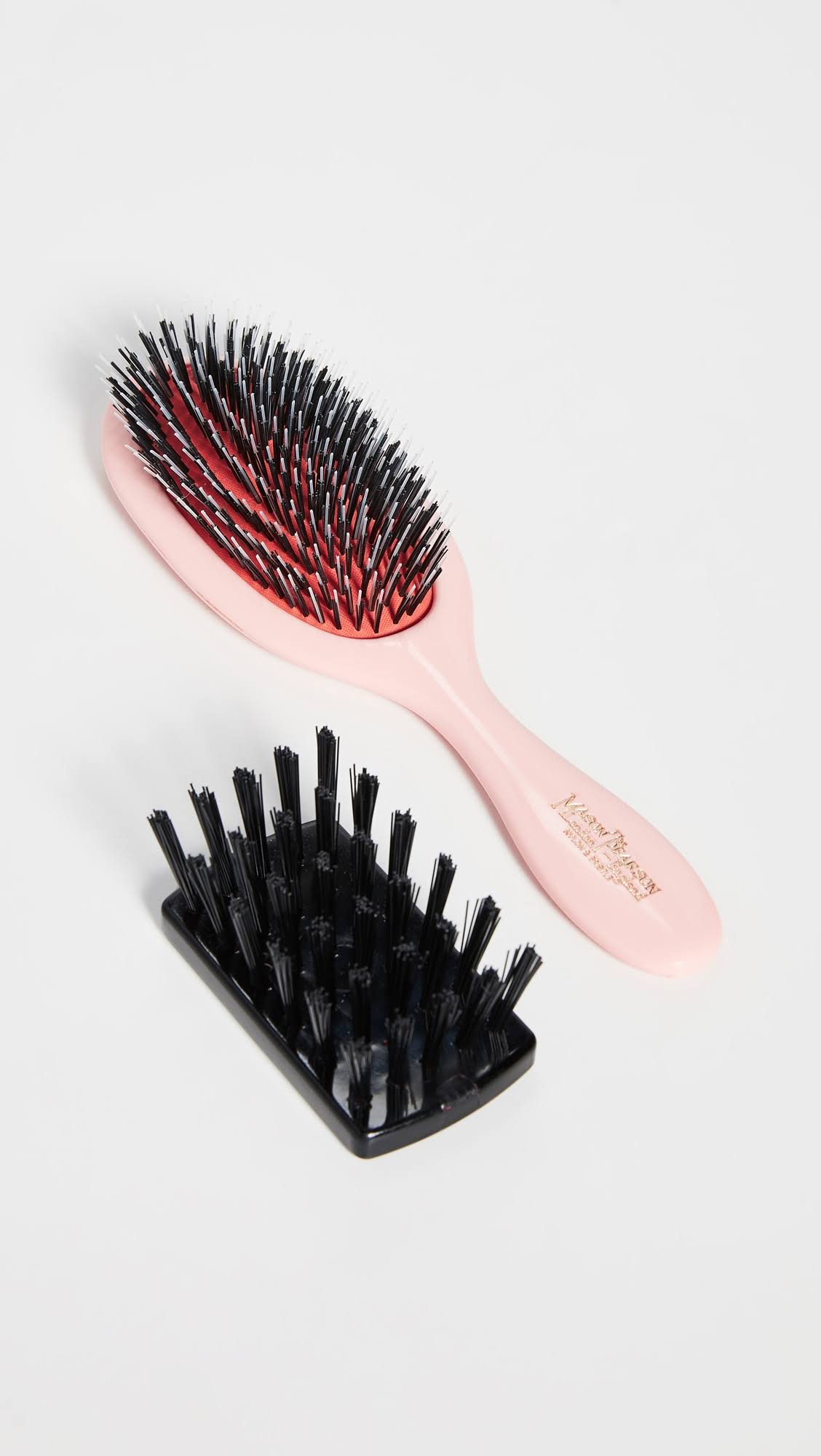 Pink Bristle and Nylon Brush M7374