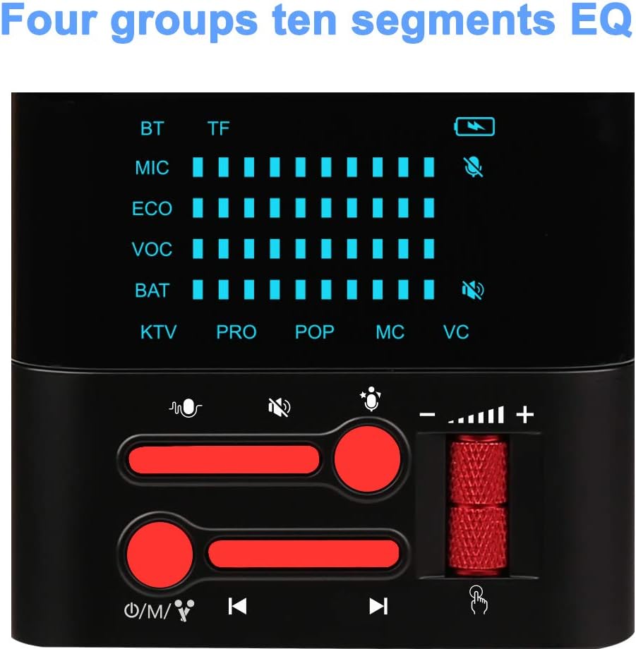 12w Cardioid Dynamic Wireless Bluetooth Karaoke Microphone I592