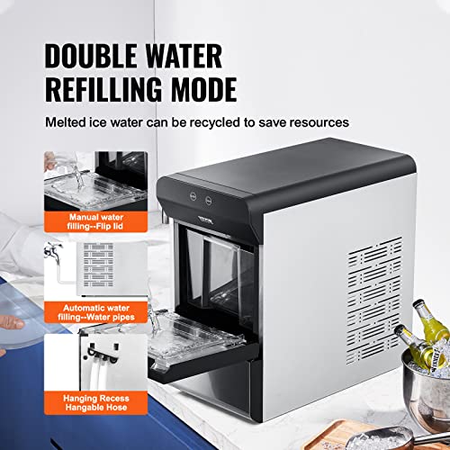 400LBS/24H Ice Making Machine with 330.7LBS Storage Bin C5121