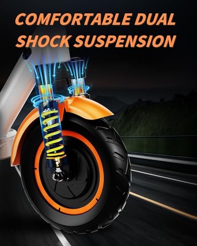 500W Peak Motor Folding Electric Scooter with Dual Suspension E8336