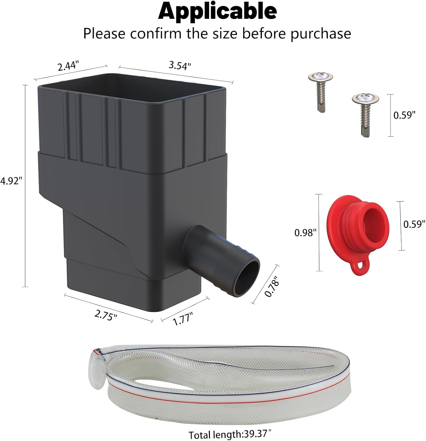 Rain Barrel Diverter Kit K64438
