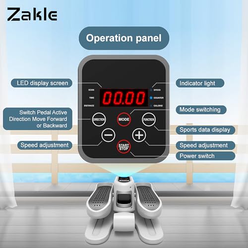 Under Desk Elliptical Machine with Remote Control & 12 Adjustable Speeds H128766