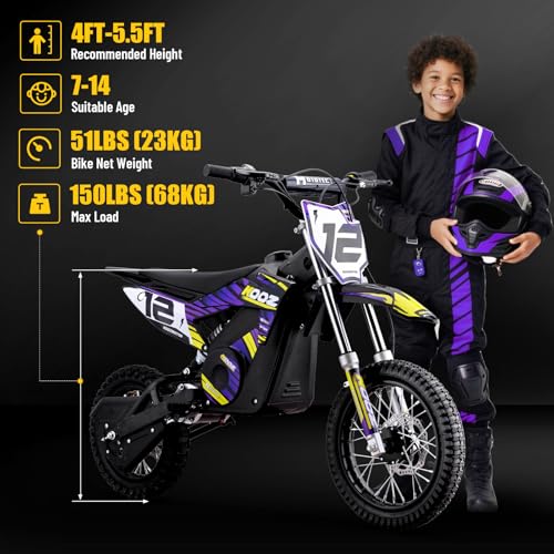 Orange 36V 1000W Electric Dirt Bike with 16" Tire Q818