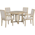 5-Piece Extendable Wood Dining Table Set O99097