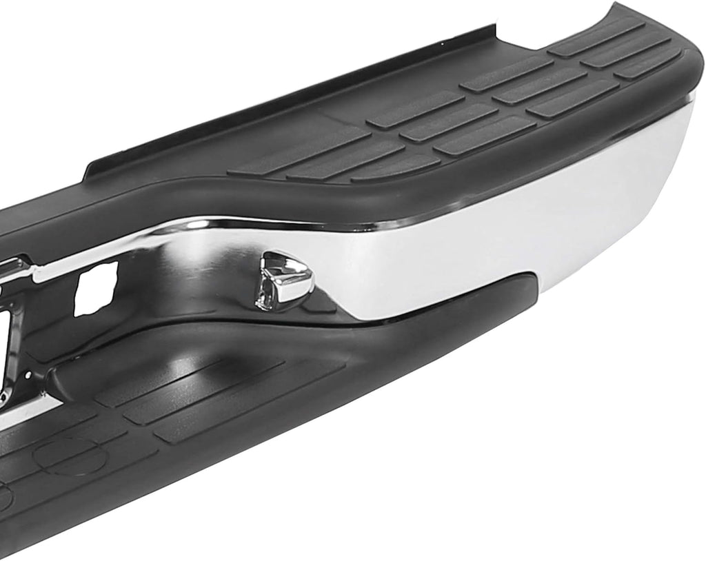 Chrome Steel Rear Step Bumper for Chevy Silverado GMC Sierra 2500 HD 3500 Truck E465017