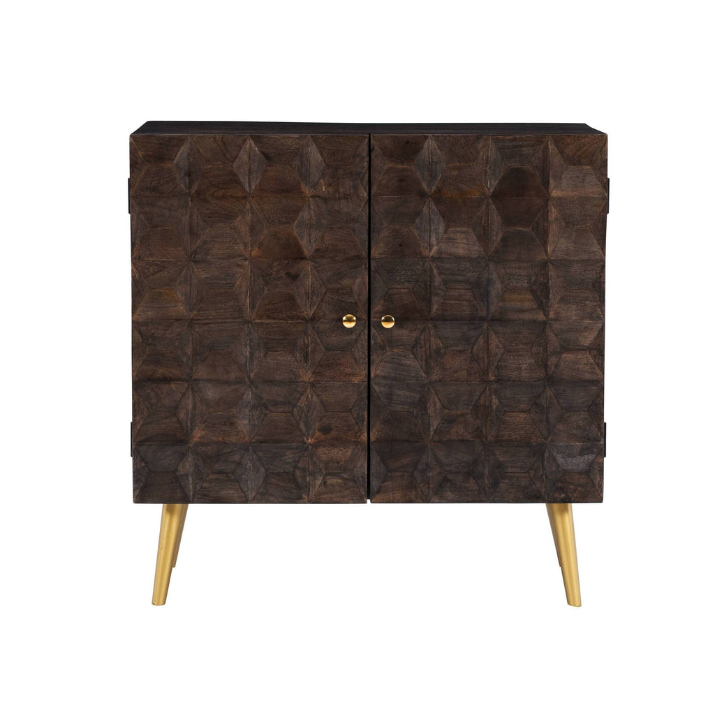 2 Door Brown Cabinet O437073