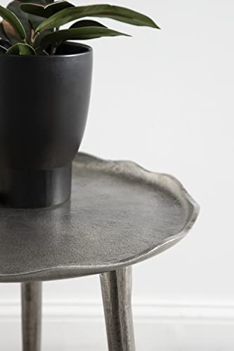 Bronze Round Metal Side Table J444323