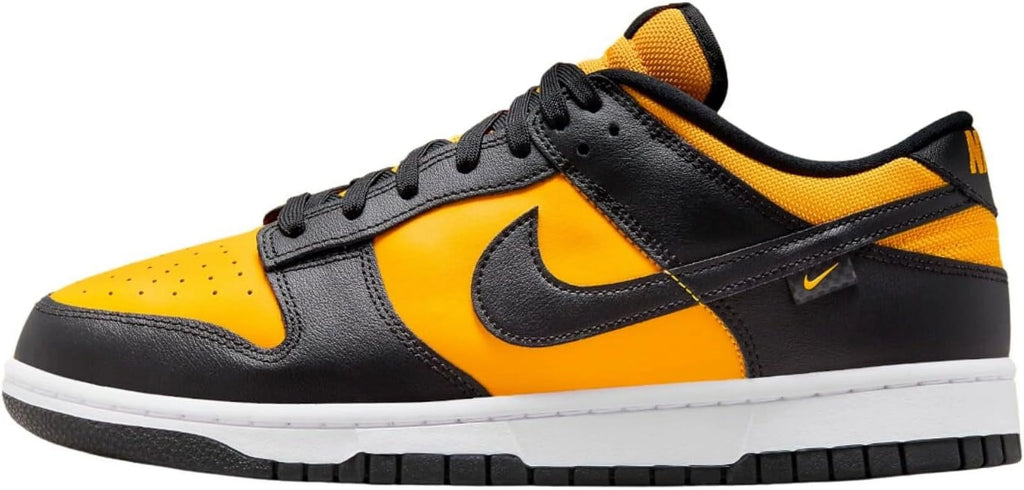 Black University Gold White Low Top Sneakers S306416