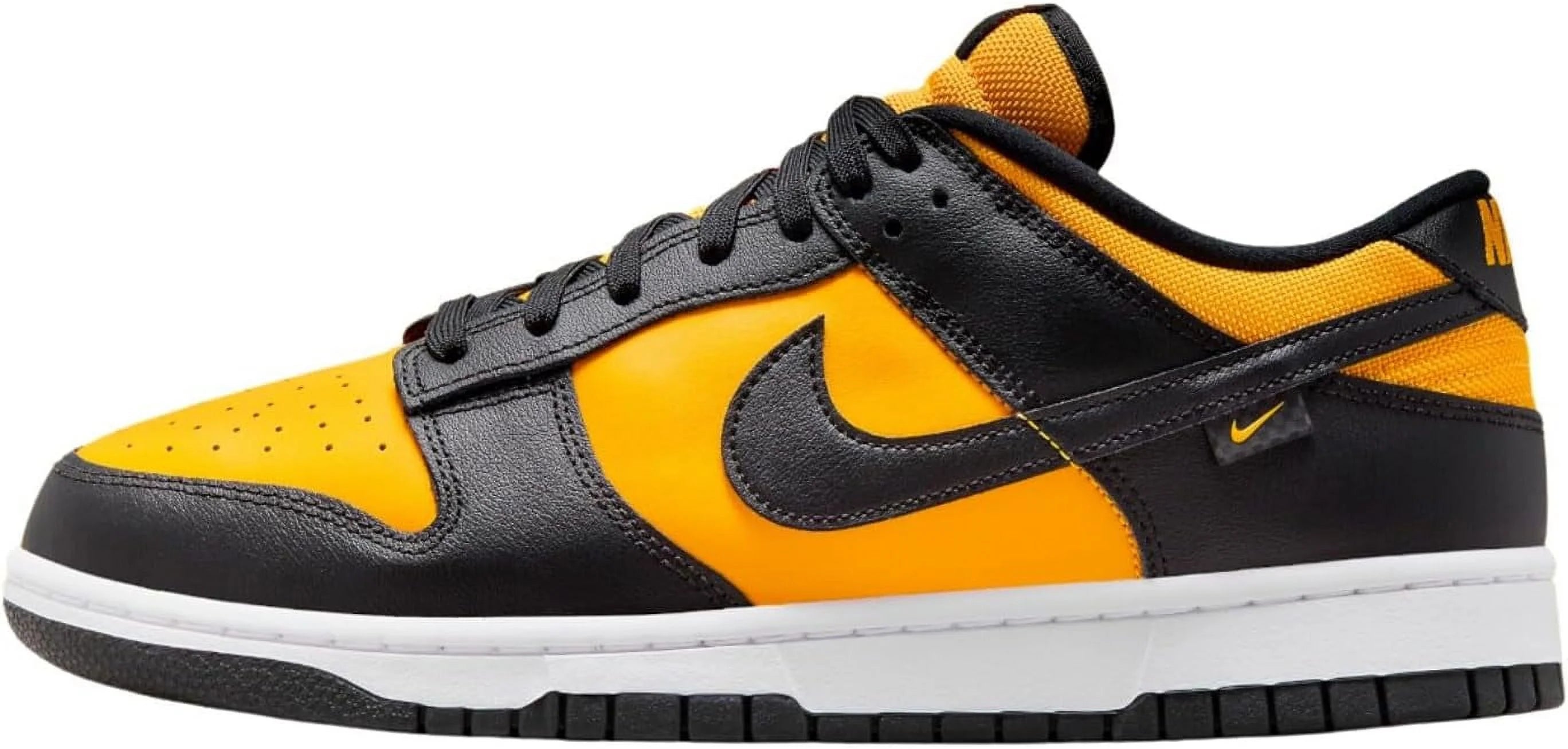 Black University Gold White Low Top Sneakers S306416