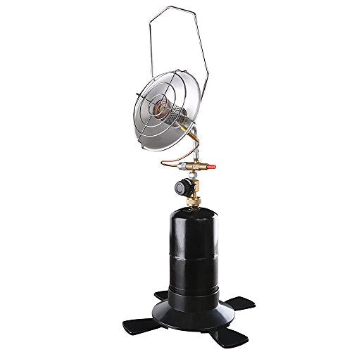 Portable Outdoor Propane Radiant Heater Black Q673