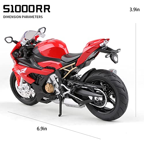 1:12 Scale Die Cast Motorcycle Model (Black) V10017