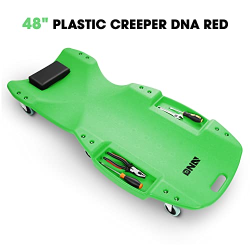 Red Low Profile Automotive Creeper with Padded Headrest L539017