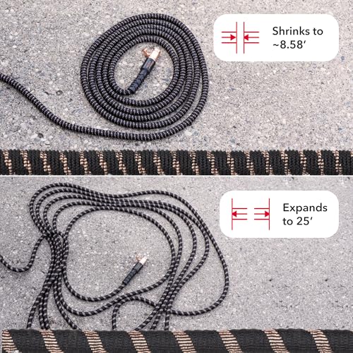 25 FT Expandable Garden Hose with Thumb Spray Nozzle K1923