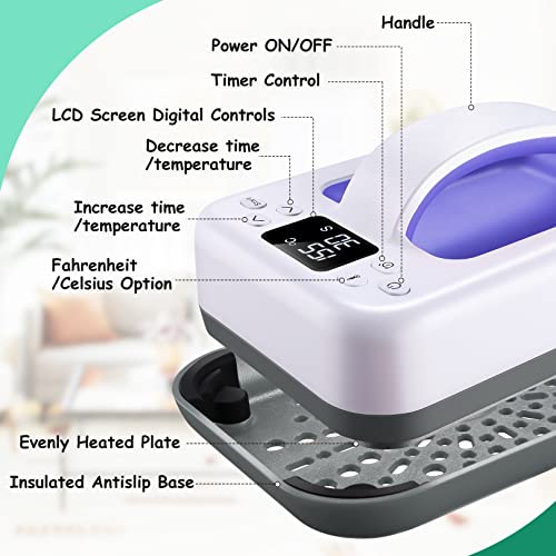 7" x 5" Blue Heat Press Machine V46355