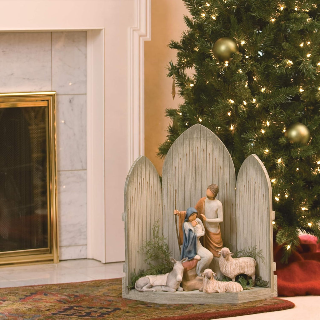 3-piece set hand-painted nativity figures P862811
