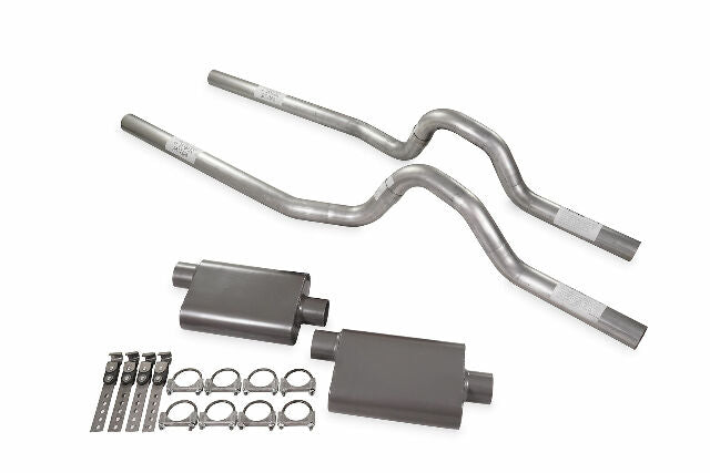 3" Dual Exhaust Kit with 2 Chamber Mufflers U1033