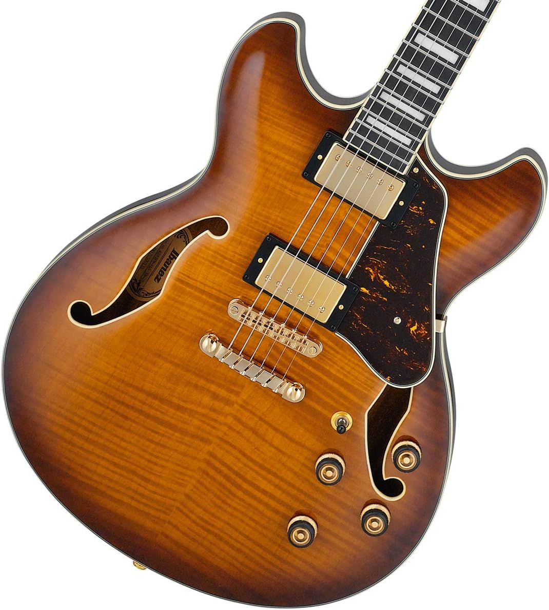 Violin Sunburst Semi-Hollow Body Electric Guitar C622